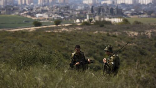 Esercitazioni militari vicino alla Striscia di Gaza 1
