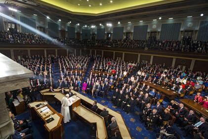 Papa Francesco parla al Congresso degli Stati Uniti 2