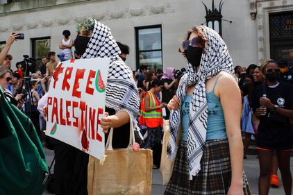 Manifestazione pro Palestina Usa 4