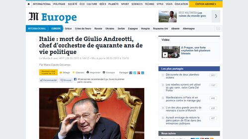 Andreotti: la stampa estera 3