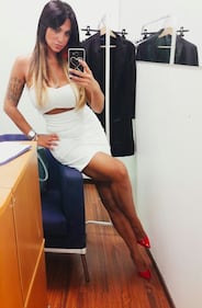 Marika Fruscio, l'abito bondage fa impazzire i social 12