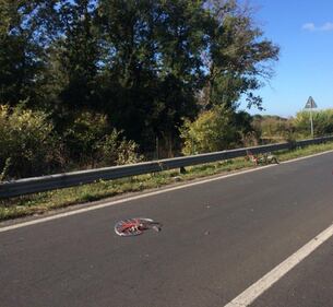 Pirata della strada a Ladispoli: la scena dell'incidente 2