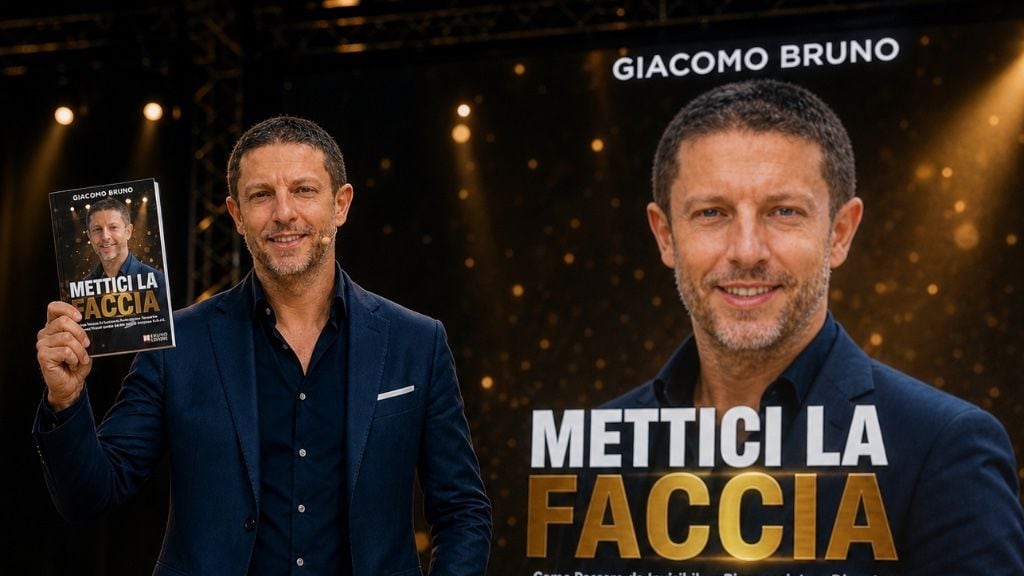 Comunicato Stampa: Giacomo Bruno lancia il suo 37° libro Bestseller «Mettici la Faccia»