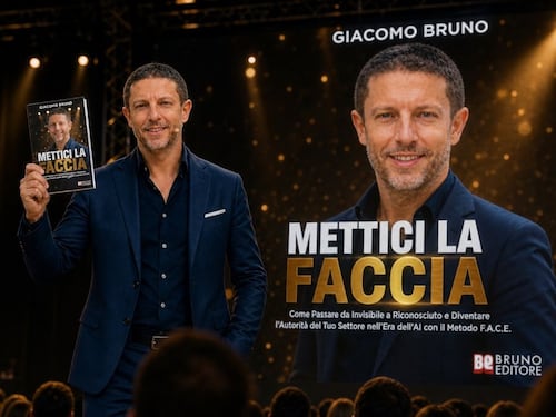 Comunicato Stampa: Giacomo Bruno lancia il suo 37° libro Bestseller «Mettici la Faccia»