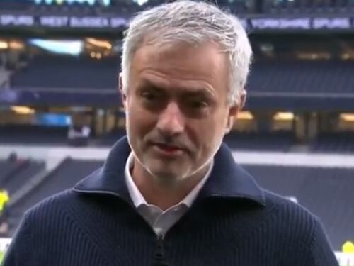 Mourinho si commuove durante l'intervista tv: "Il mio cane è morto"