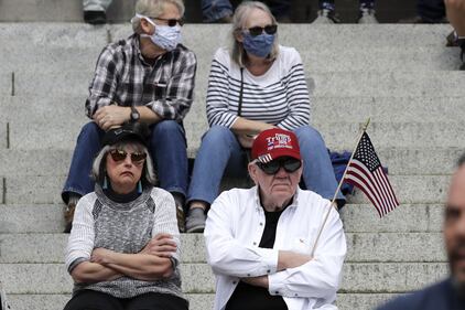 Emergenza Coronavirus in Usa, proteste anti lockdown nello stato di Washington 6