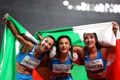 La storica tripletta azzurra nei 100 metri femminili alle Paralimpiadi di Tokyo 12