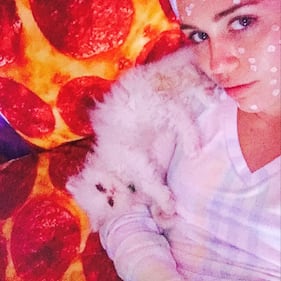 Pizza, gattini, nudità e drag queen: la vita privata in pubblico di Miley Cyrus 17