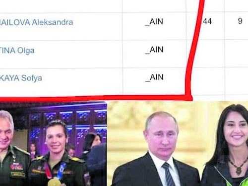 Atleti contro i russi dei corpi militari