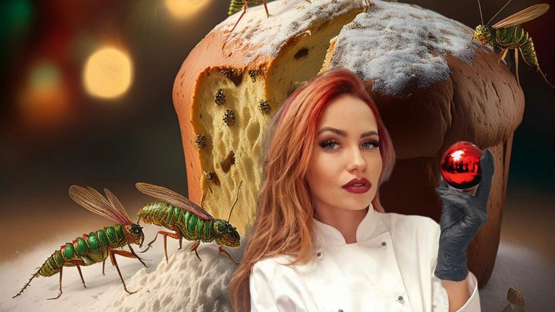Panettone di farina di grilli: perché è la fine del Natale