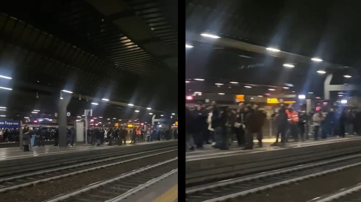 Paura sul treno Milano-Piacenza, barra di ferro sfonda il finestrino e ferisce il macchinista