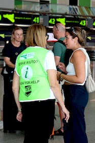 I disagi dei passeggeri all'aeroporto di Catania
