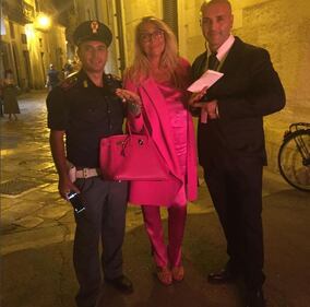 Mara Venier alle nozze di Cristel Carrisi e Davor Luksic 2