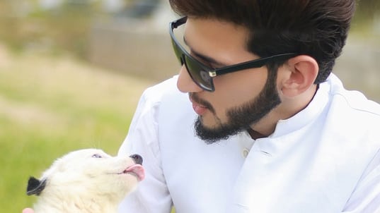 Più batteri nella barba degli uomini che nel pelo dei cani