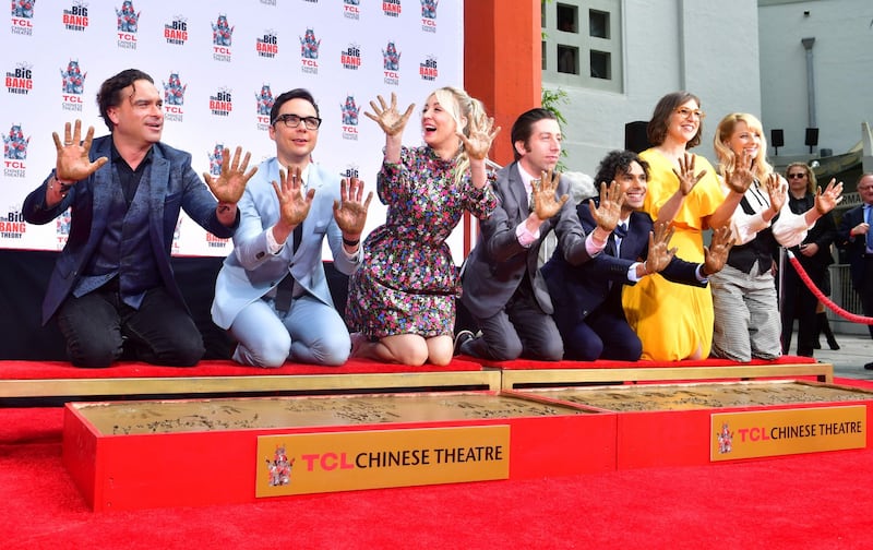 The Big Bang Theory, le impronte al Chinese Theather: foto 1