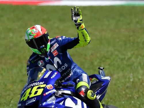 Rossi in pole al Mugello