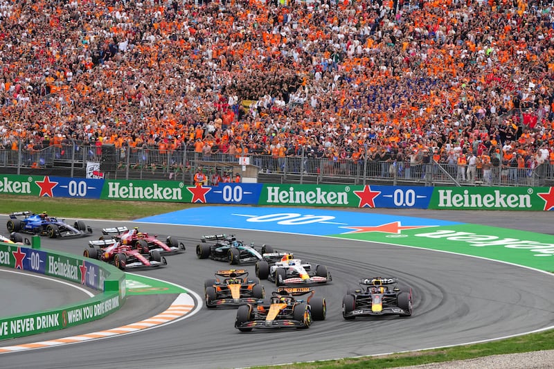 F1 Olanda gara partenza