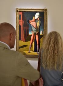 Apertura della Mostra De Chirico a Palazzo Reale di Milano 2