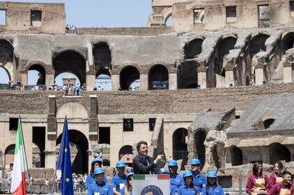 L'inaugurazione del "nuovo" Colosseo 16