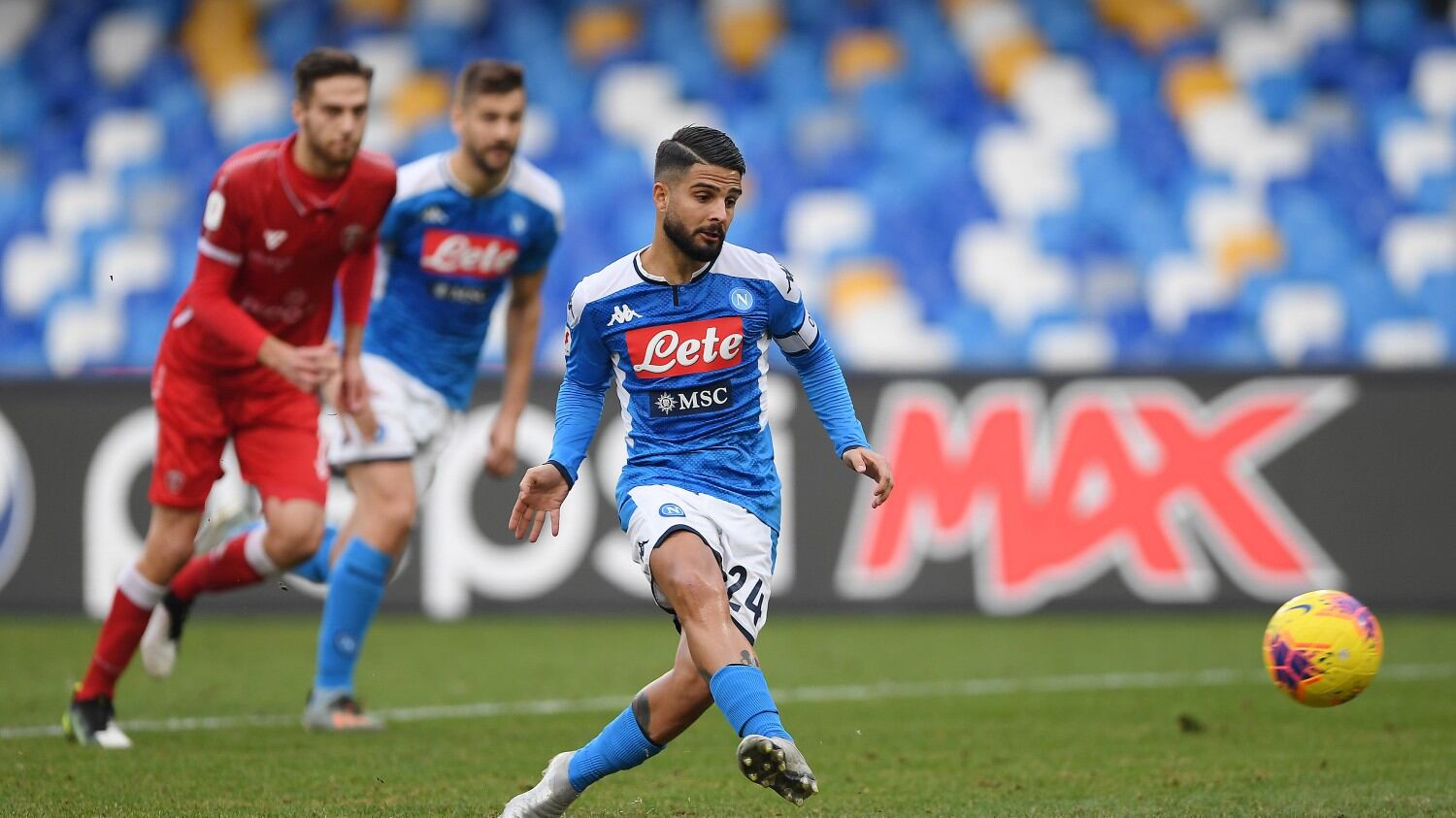 Coppa Italia, il Napoli ai quarti: decide una doppietta di Insigne