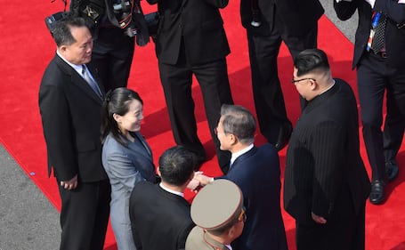 Vertice Kim-Moon, le due Coree sfilano insieme 13