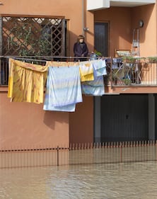 Orte, esonda il Tevere 12
