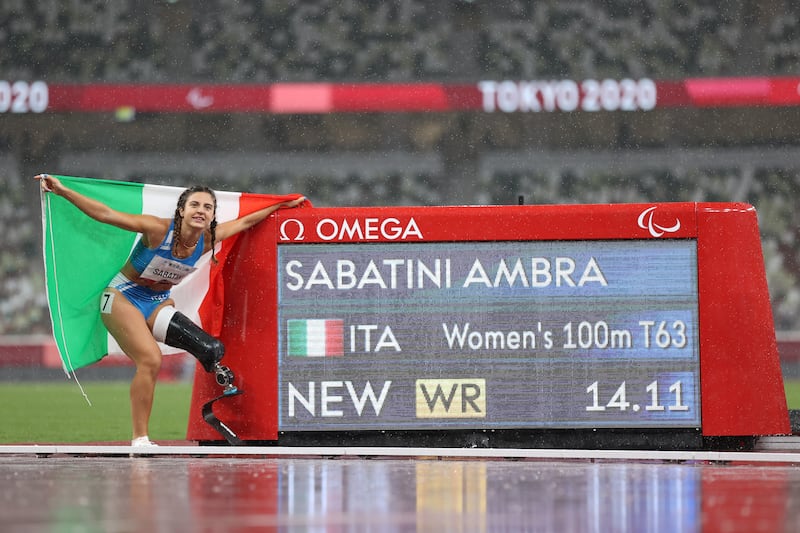 La storica tripletta azzurra nei 100 metri femminili alle Paralimpiadi di Tokyo 10