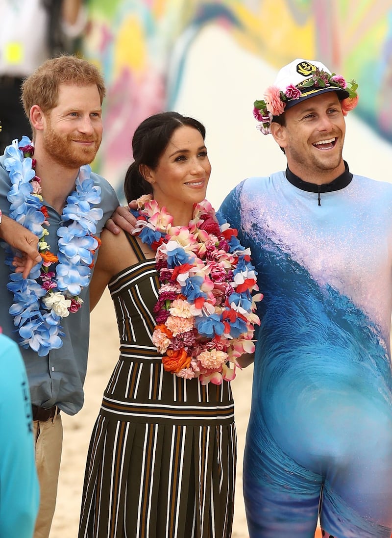 Il Principe Harry e Meghan Markle a una festa in spiaggia 9