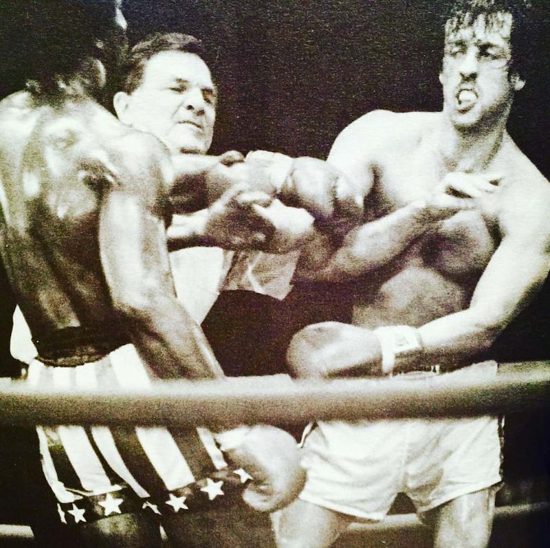 Sylvester Stallone nelle foto di scena di Rocky 14