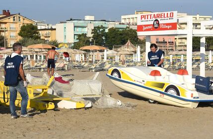 Rimini, la spiaggia dell'aggressione 3