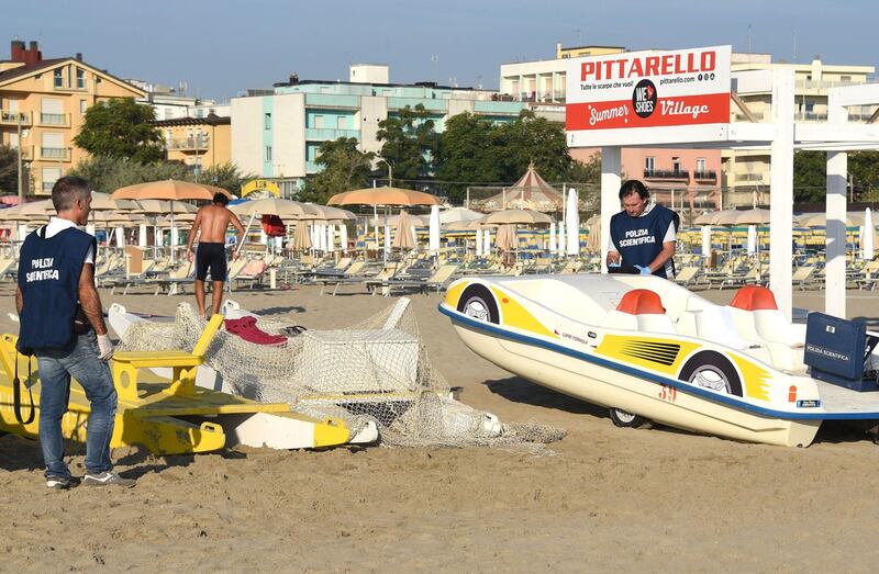 Rimini, la spiaggia dell'aggressione 3
