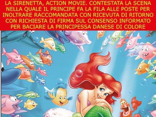 La satira del giorno. Contestazioni per la Sirenetta