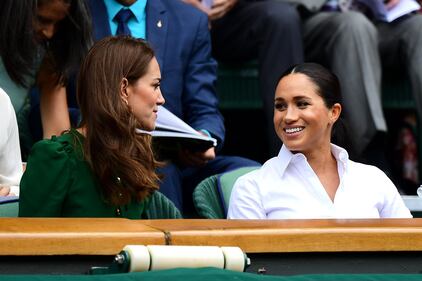 Kate e Meghan di nuovo insieme per la finale femminile di Wimbledon 7