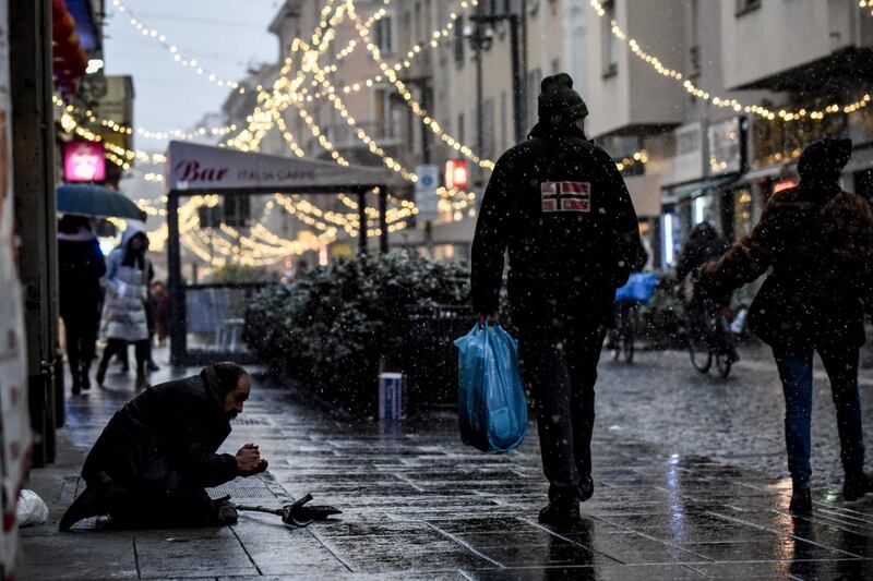 Arriva la prima neve a Milano 2