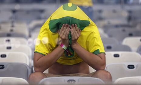 La disperazione dei tifosi brasiliani 10