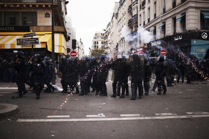 Manifestazione in Francia