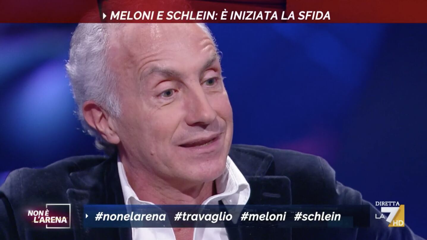 La faccia tosta di Marco Travaglio a Non è L'Arena: ora rinnega Conte