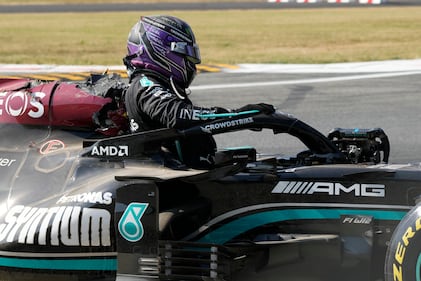 Il terribile incidente tra Hamilton e Verstappen al Gp di Monza 11
