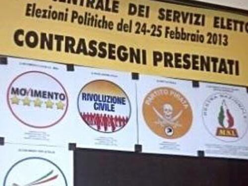 Presentati simboli liste elettorali "Scippati" quelli di Grillo e Ingroia