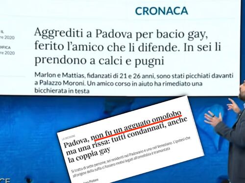 L'abbaglio di Saviano, ultras del ddl Zan