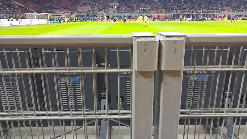 San Siro, ecco la barriera tra i disabili e il campo 4