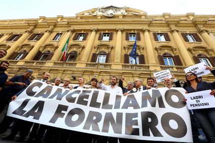 Esodati, Salovini guida l'occupazione del Mef 2