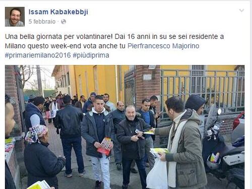 Issam in campo per Majorino (e per il Pd)