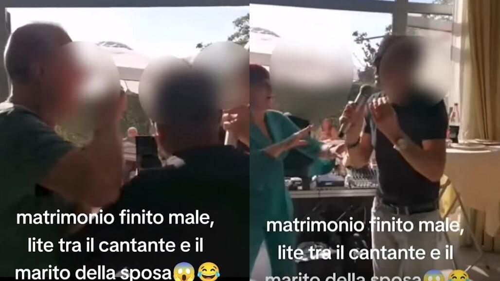 Rissa alla festa di matrimonio, marito geloso contro il cantante: "Guardi mia moglie"