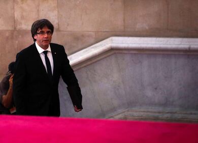 Le fasi del discorso sull'indipendenza di Puigdemont 16