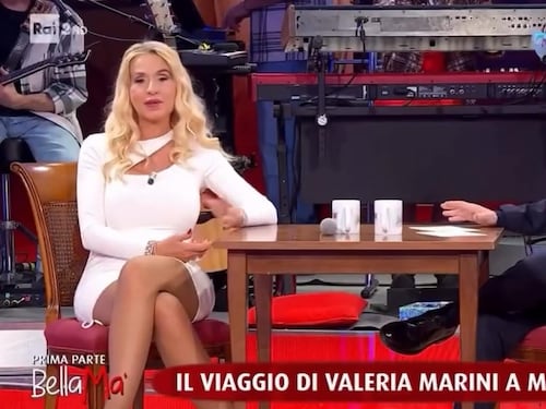 "Rapporto contrattuale è finito". Lite in diretta tv tra Valeria Marini e Pierluigi Diaco: cosa è successo