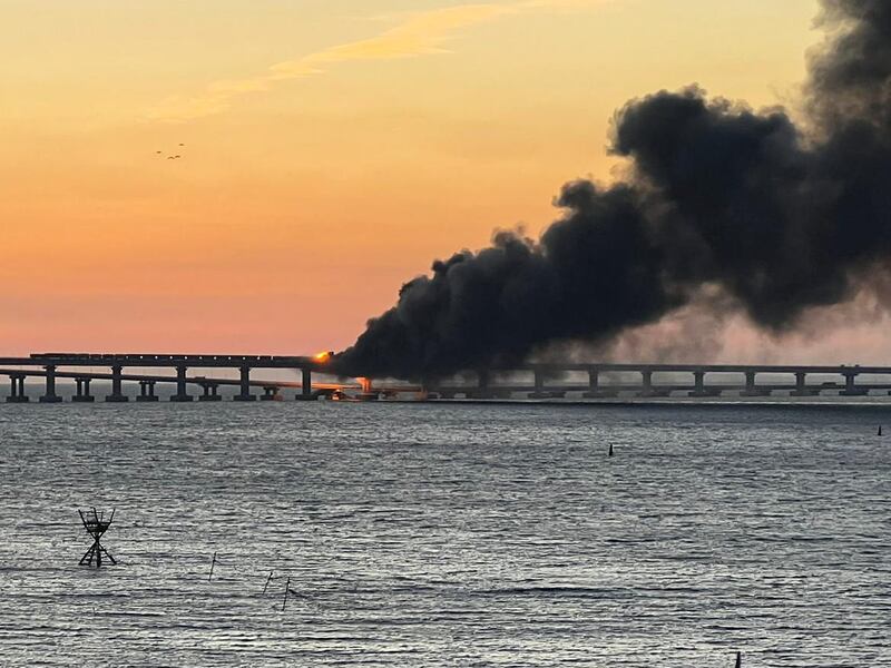 Il sabotaggio del ponte Kerch in Crimea 8