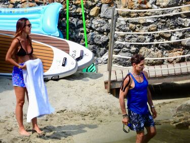 Pier Silvio Berlusconi a Portofino: le foto al mare dopo l'incidente 5