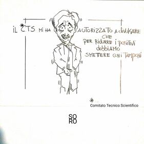 La vignetta del giorno: il Min. Speranza rivela piano del Comitato Tec. Scientifico 1