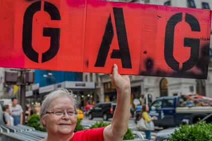New York, manifestazioni sotto la Trump Tower 18